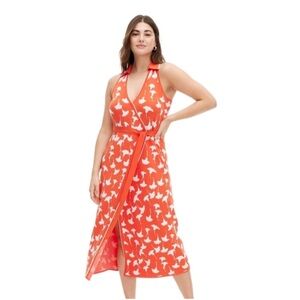 Ginkgo Wrap Dress from Diane von Furstenberg for Target SIZE MEDIUM